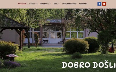 Novo web sjedište škole