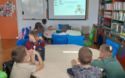 Prvašići u knjižnici
