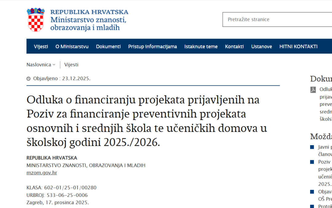 Ostvarena novčana sredstva