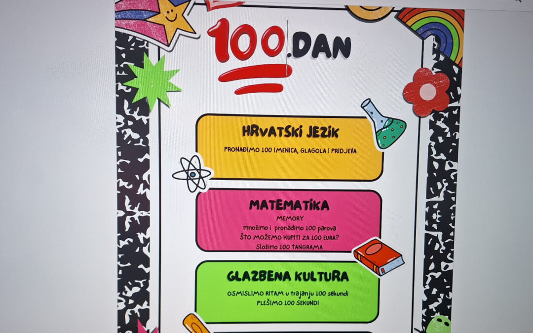 100. dan škole 2026.